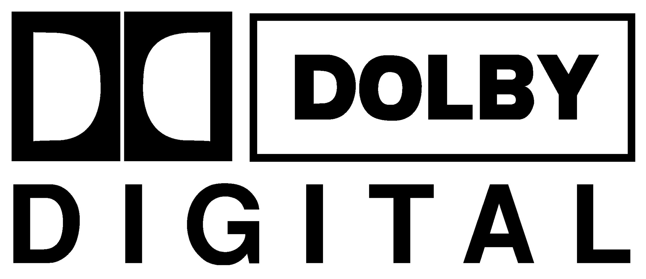 dolby digital logo white transparent